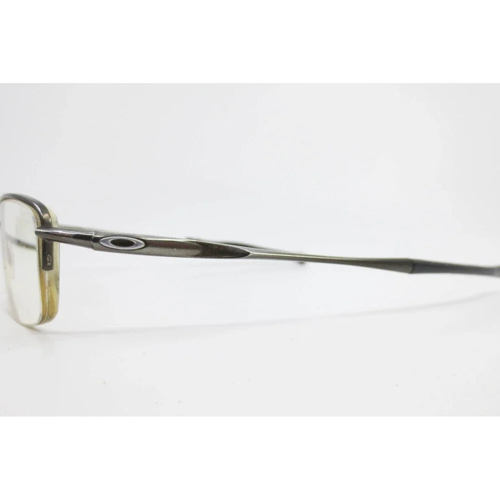 Oakley Clubface Eyeglasses Gunmetal Grey Titanium Semi Rimless 52-17-140